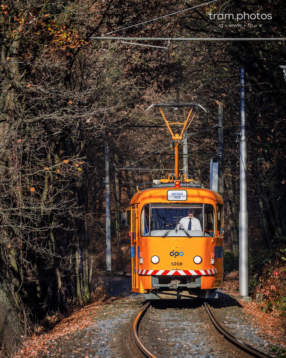 Podzimní proměření trolejí / Autumn measurement of overhead line
Ostrava, Nová Plzeň - 8.11.2025