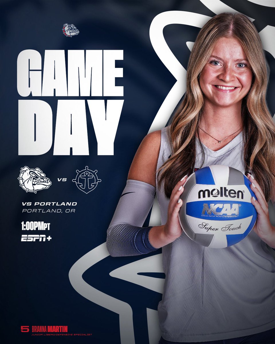 ZagVolleyball's tweet photo. Playing in Portland! Tune in on ESPN+ as we prepare for pivotal plays against the Pilots! #GoZags https://t.co/eO08whvJSG