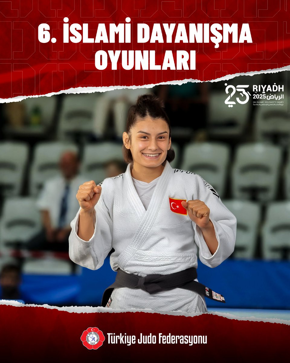 turkjudo's tweet image. 🥇 Hasret BOZKURT’tan Altın Madalya! 🇹🇷🔥

6. İslami Dayanışma Oyunları’nda –57 kg kategorisinde mücadele eden milli judokamız Hasret BOZKURT, altın madalya kazandı! 🥋✨

Final karşılaşmasında Kırgızistanlı Zhanar ZHOLDOSHEVA ile karşılaşan sporcumuz, rakibini mağlup ederek…