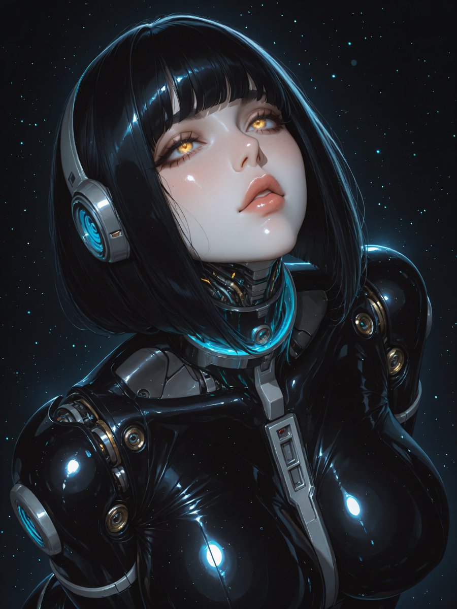 "I may be synthetic but I know what love is. I'll cross the galaxy to be with you!"