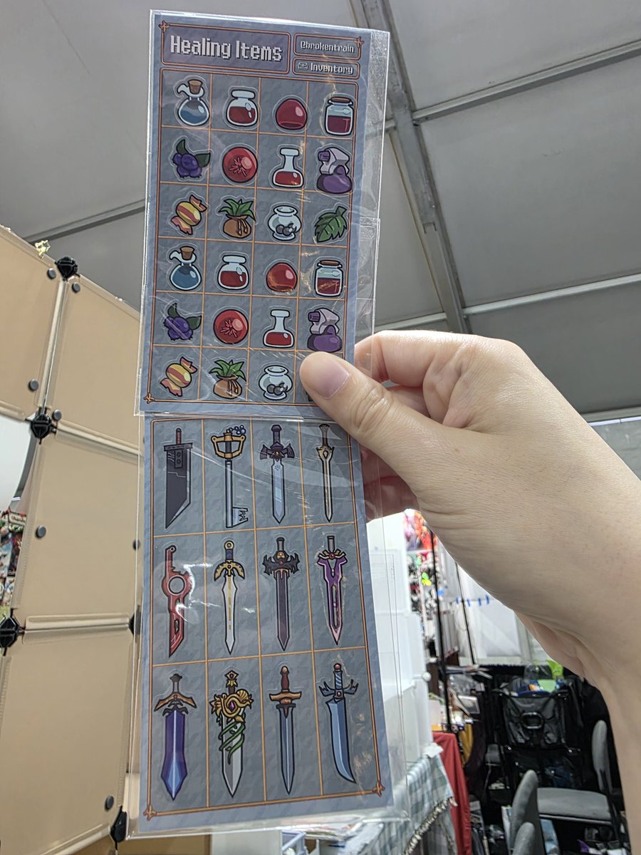brokentrain's tweet photo. day 2 of ax chibi! come say hi at Artist alley s3, i have new sticker sheets! https://t.co/tYtDnwFpwV