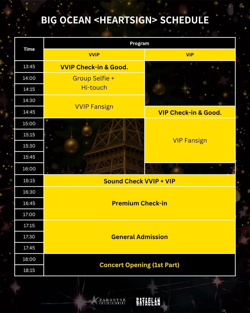 💭 X (07.11.25)

<Big Ocean Winter Concert - HEARTSIGN in PARIS>

🗓️7 Décembre 2025
📍BATACLAN, PARIS, FRANCE 
🎟️ Tickets en vente : bataclan.fr

#BigOcean #빅오션 #HEARTSIGNinPARIS #BigOcean_Concert #CHANYEON #찬연 #PADO

<a href="/Big_O_cean/">Big Ocean_official</a>