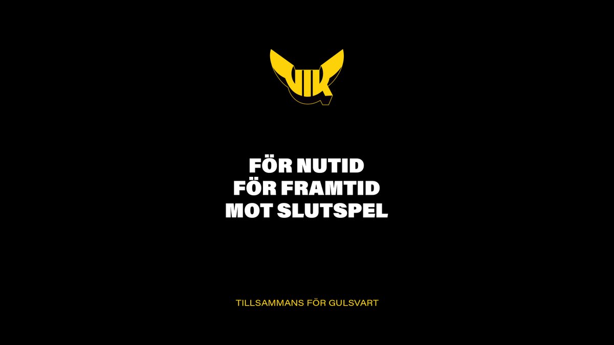 VasterasIK's tweet image. För nutid. För framtid. Mot slutspel. 

Tillsammans för Gulsvart! 💛🖤

Läs mer: clubs.clubmate.se/vik/insamling/