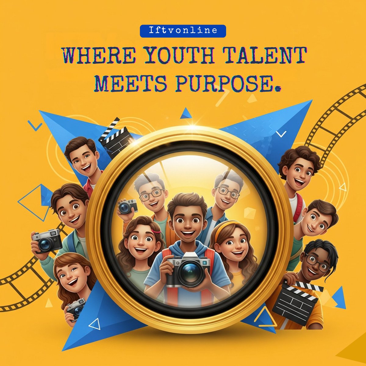 iftvonline's tweet image. 🎬 “Lights. Camera. Purpose. That’s what we stand for.”

Every story we produce is driven by purpose.
At IFTVonline, we don’t just entertain - we enlighten and empower.

Happy Weekend!🥰

#LightsCameraPurpose #IFTVonline #YouthWithVision #CreativeMinds #FilmImpact #weekendvibes