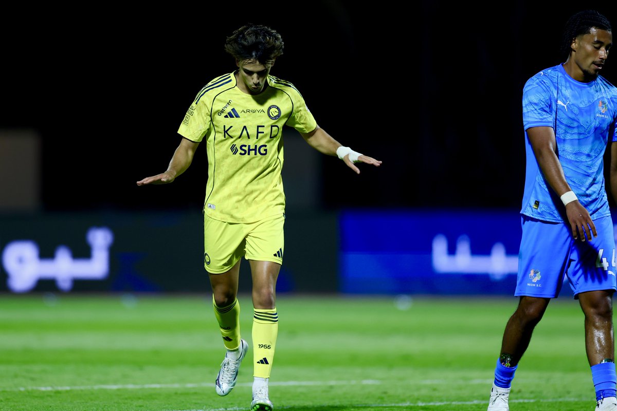 AlNassrFC's tweet photo. فيليكس .. رجل كل المواعيد 💛 https://t.co/U6L3edV8YE