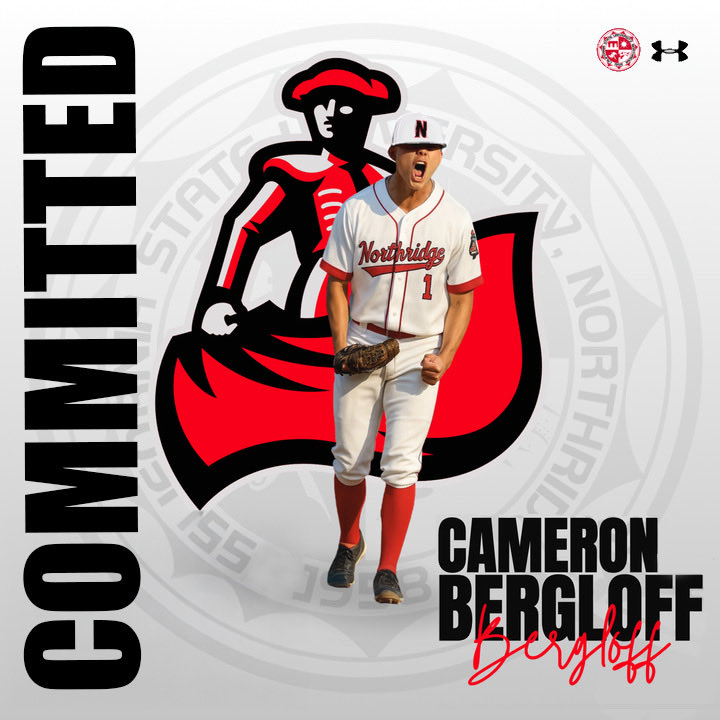 CamBergloff2026's tweet photo. Blessed to Announce my Commitment to California State University Northridge! https://t.co/uJemzYNrwZ