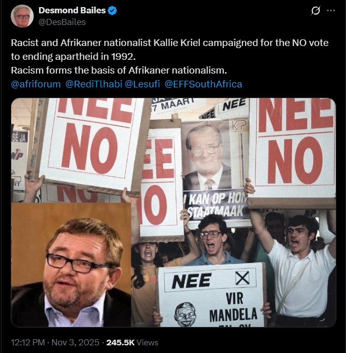 Ngizokuqondisa's tweet photo. @kalliekriel @afriforum SA KNOW YOUR ENEMY https://t.co/XHNiKNyo1n
