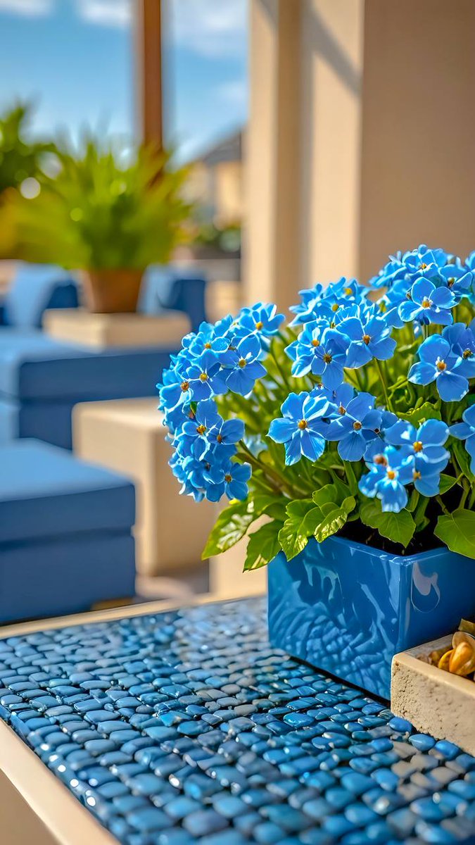 HuesRituals's tweet photo. Blue blooms, brighter moods

#HuesRituals #SereneSpaces https://t.co/ctzI9zEnb9