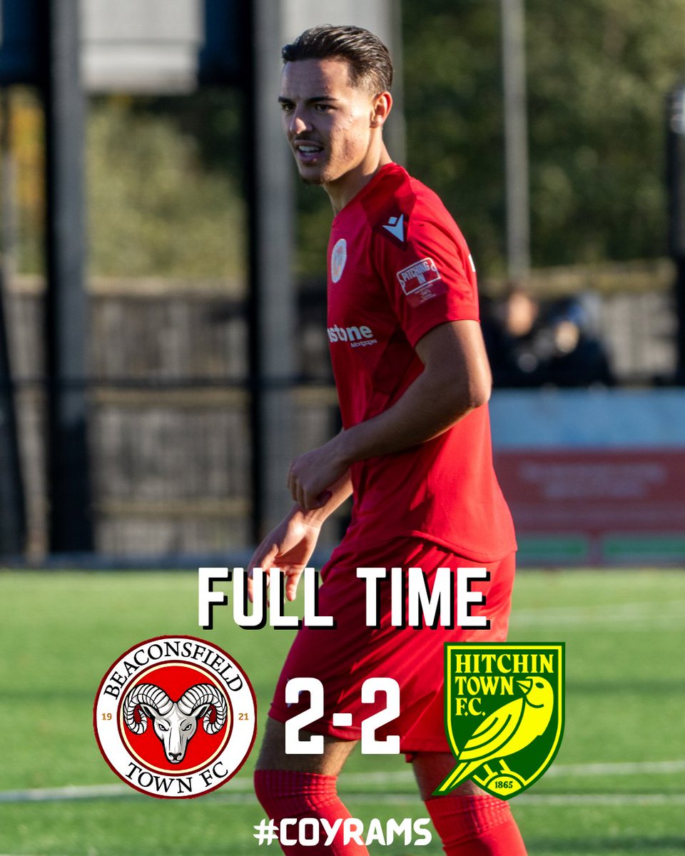 A game of two half's. 

We take the point and move on to Wednesday night's Berks and Bucks game with Slough Town. 

#COYRams🐏