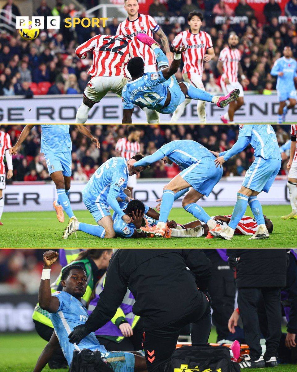 A late winner from EMC 😍

Best wishes to Ephron Mason-Clark, who was stretchered off the field.
#PUSB #BBCFootball