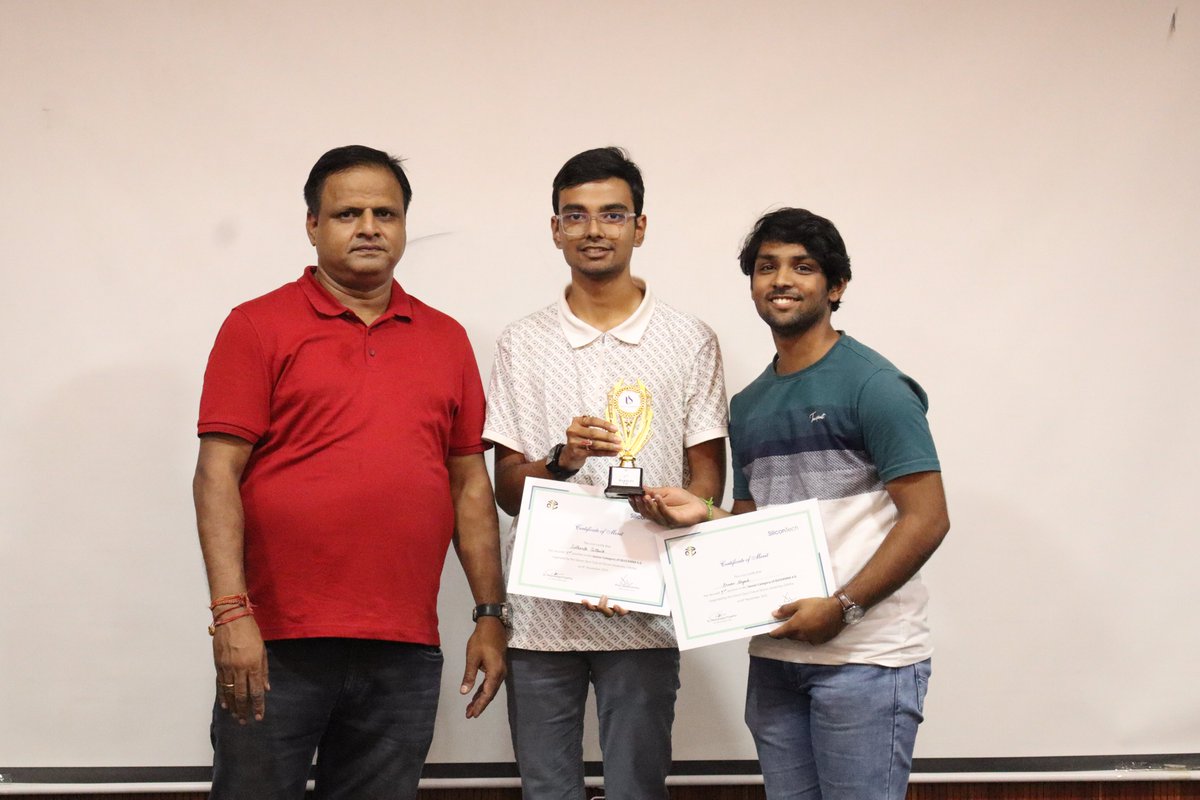 Silicontech_bbs's tweet image. Quizanna 4.0 – From Questions to Champions! 🏆
100+ Junior &amp;amp; 60+ Senior participants competed for glory, with cash prizes worth ₹24,000 awarded!

#Quizanna #SiliconTech #SiliconUniversity #ProudSiliconite #SiliconSilver25 #SilverJubilee #LearningAndLeading