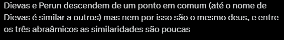 marechalndavout's tweet photo. @HadariYao_ @grok @VoxLiberdade perkunas e perun descendem da mesma mitologia (indo-europeia) e nem por isso são o mesmo deus

analogicamente podem até adorar o mesmo deus (deus do trovão, céu, guerra, fertilidade etc) mas de novo, intrinsicamente não devido às divergências https://t.co/8g3Fbc8Pnz