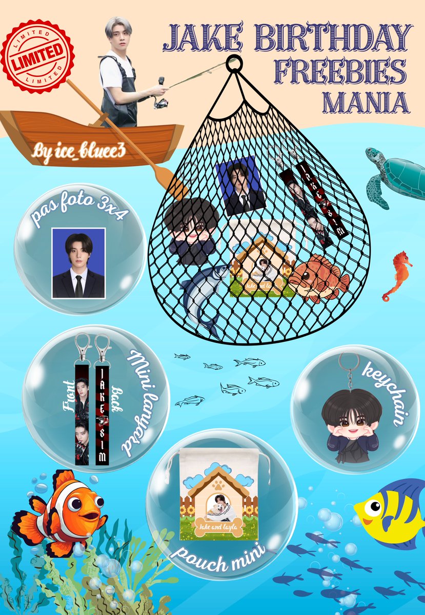 𓆝 ⋆. FREEBIES JAKE BIRTHDAY ♡

╰┈➤ by <a href="/ice_bluee3/">Flow🩵 | ᴶᵃᵏᵉ⁠ -kinda ia⏳</a> 

•-commis chibi by <a href="/jellyjakeu/">jelly</a> -•

  𓂃⋆.˚ how to claim𓂃⋆.˚

♡ rt &amp; like this tweet
♡ claim on 🍊 11.11 ( Siang-12.00 WIB)
♡ 1 kit/person (set 11.800-no rf) 
♡ Engene and simku🫶🏻
♡Limitid qty

drop ur pretty @