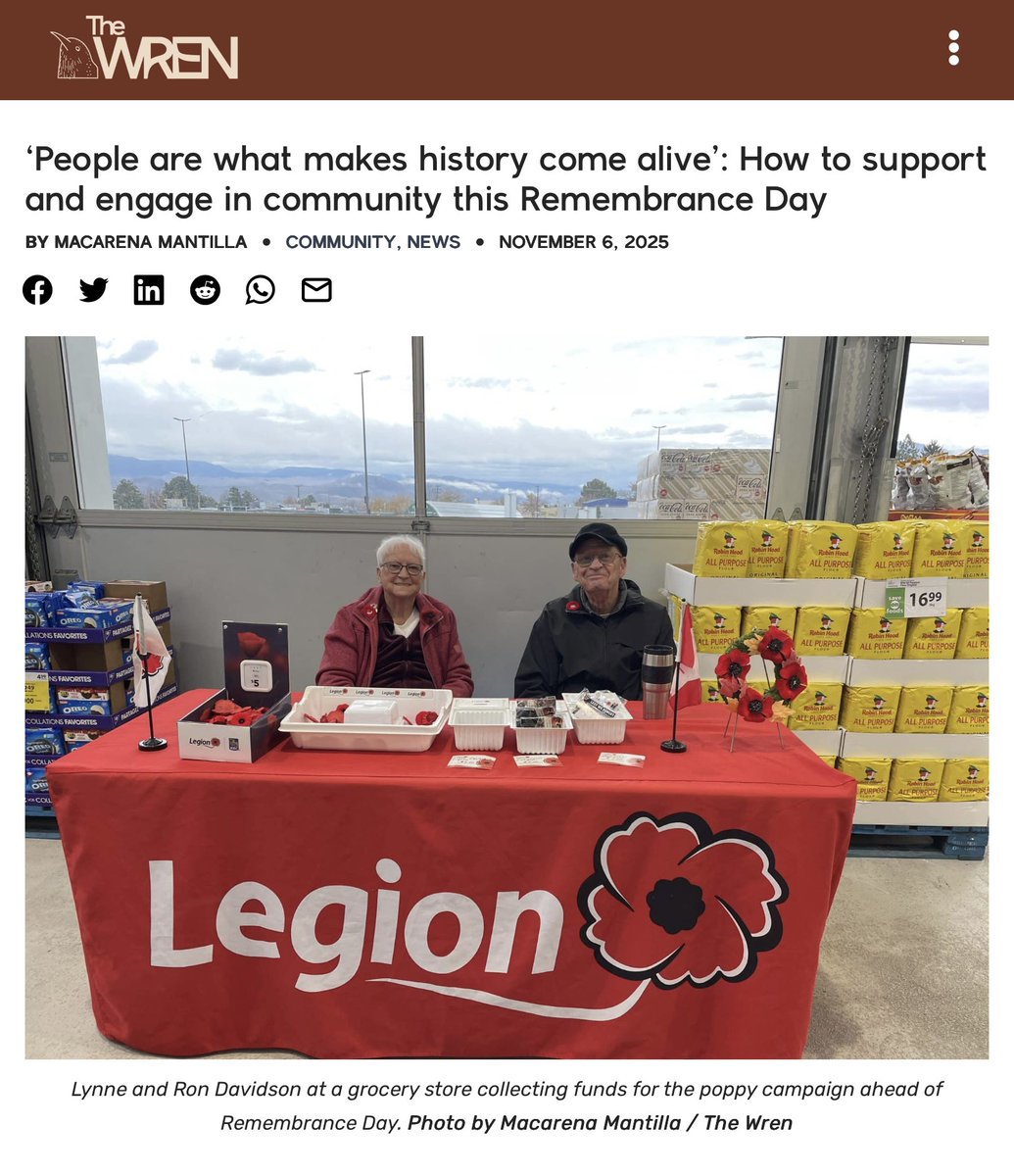 Looking for ideas on how to honour Indigenous Veterans Day (Nov 8th) and Remembrance Day (Nov 11th)?  Check out the Nov 6, 2025 article by <a href="/TheWrenNews/">TheWrenNews</a> 

thewrennews.ca/how-to-support…