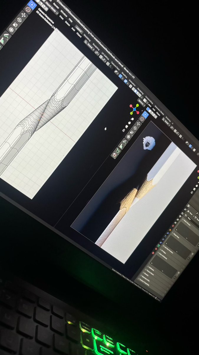 _CaveMan_1's tweet image. Macro pencil completed

Modelled and textured in blender🙃

#b3d #blendermodelling #designer #3dart #3D动漫