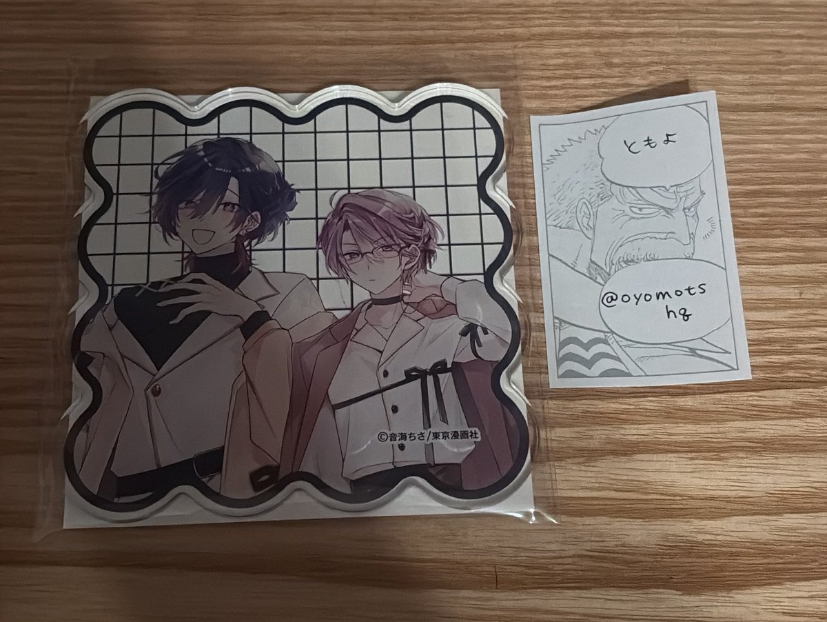 【Cab展　グッズ交換または譲渡　トレーディングアクリルコースター　ミニ色紙】

譲◎音海ちさ　先生のアクリルコースター
求◎市川けい　先生のミニ色紙または定価＋送料

日により都内手渡し可能、郵送交換希望。
色紙と交換の場合の差額は不要です。
検索からでもお気軽にお声掛け下さい！