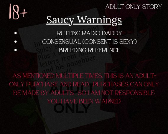 lawlightlover's tweet photo. Naughty interactive story
⚠️ Warning Demisexual Rutting Alastor (18+) COMING SOON 
#Alastor #AlastorHazbinHotel #alastorxreader #demisexualalastor https://t.co/fsgtCrsZR7