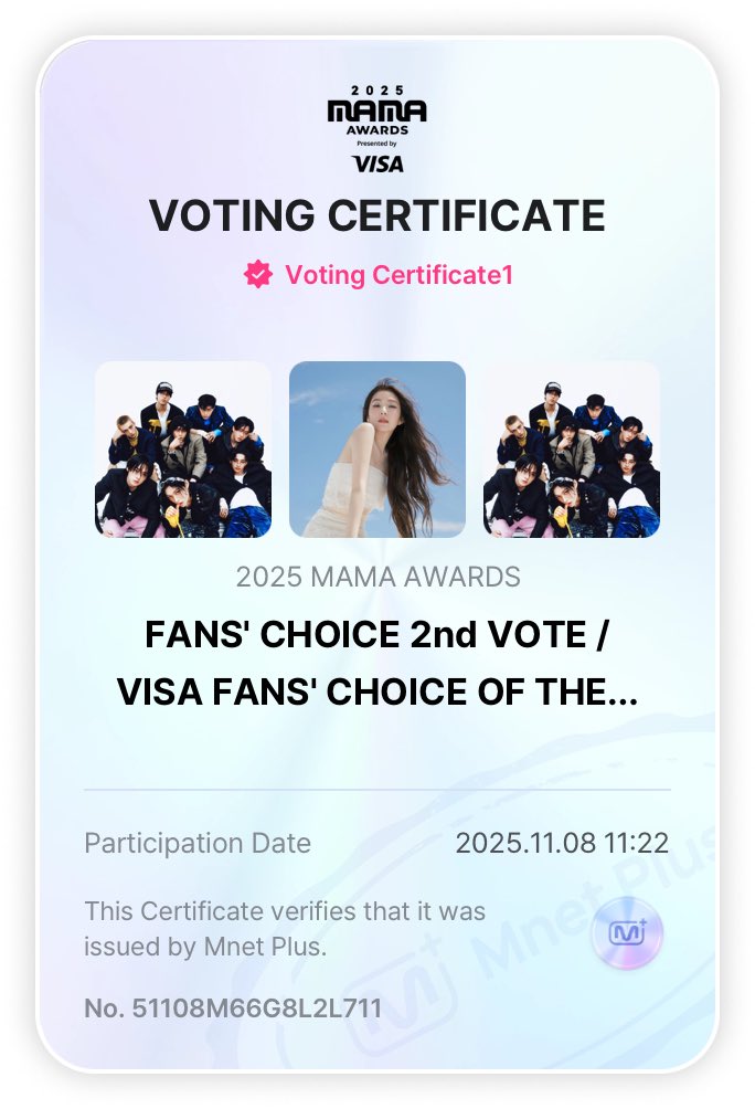 vayan a votar por los chicos, estamos bajando en lugar de subir; ojalá invirtieran la energía con la que se quejan en apoyarlos como artistas que son

1 retweet= 1 vote for StrayKids 

I vote for #StrayKids on #2025MAMAVOTE