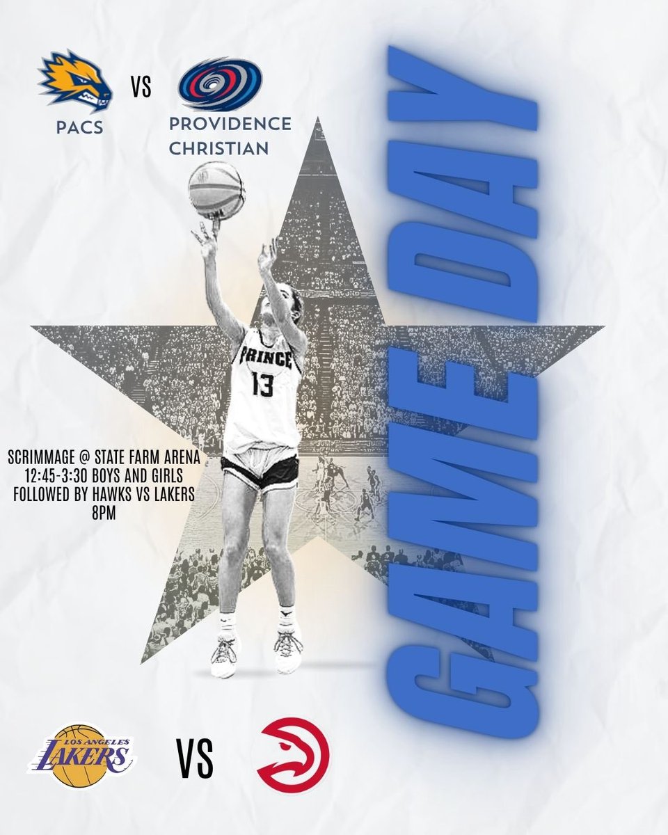 The 25-26 season is officially here!

🆚 Providence Christian 
📍 State Farm Arena 
⏱️ 12:45
