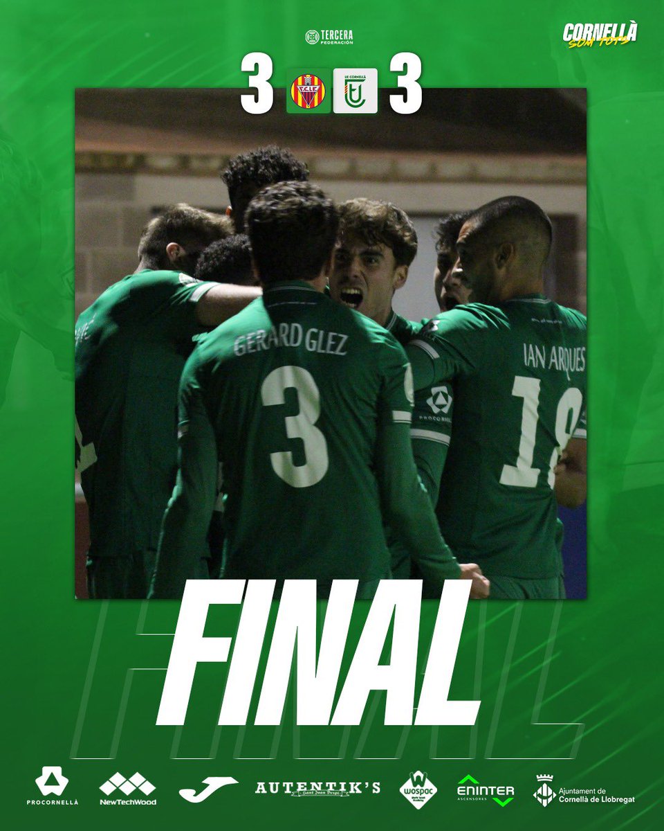 UE Cornellà 💚 tweet media