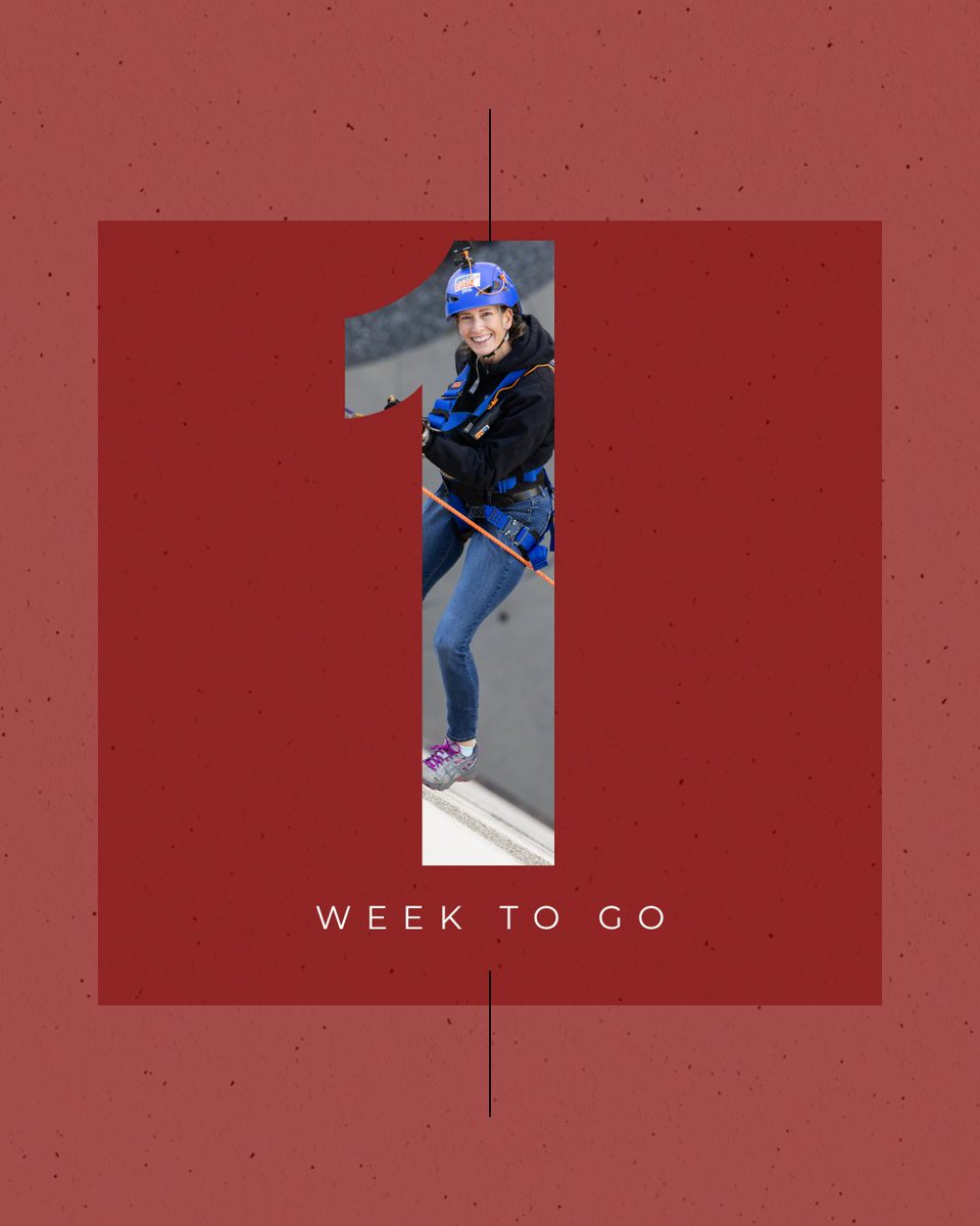 We’re just 1 week away from going Over The Edge for CDK! 🎉
Tag your rappel buddy or your biggest cheerleader below - we want to know who’s supporting you as you take the leap! 🧗‍♂️
#OverTheEdgeForCDK charity.pledgeit.org/OverTheEdgefor…