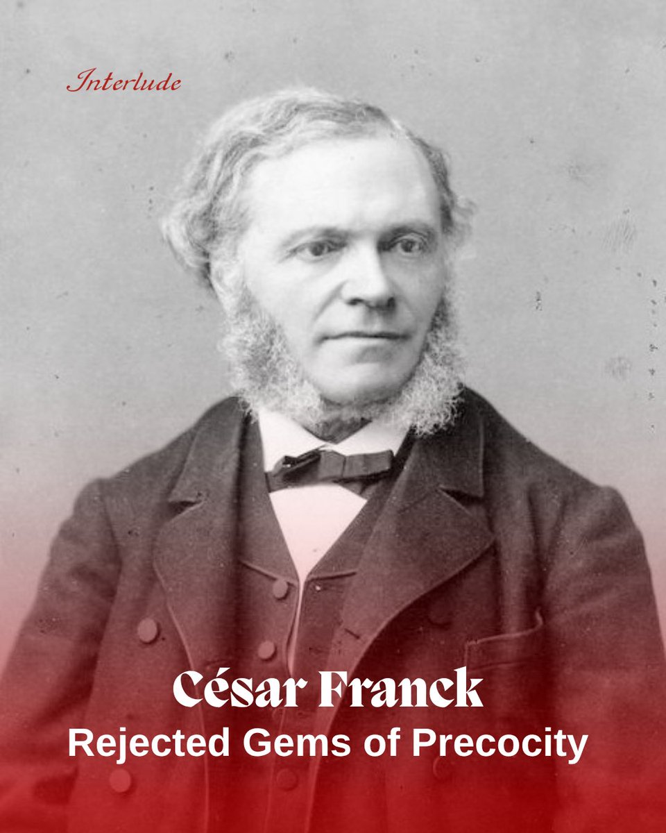 interludeHK's tweet image. From child prodigy to late-blooming genius  César Franck’s early works may have been “rejected,” but they shaped a timeless legacy. ✨
👉 Discover his story: tinyurl.com/4fy9mtbs

 #CesarFranck #ClassicalMusic #Composer #MusicHistory