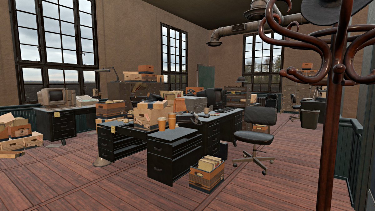Jessi55xc's tweet photo. World: Retro Office
Author: Mamel1 

#VRC #VRChat_world紹介 #VRChatPhotography #VirtualPhotography #VRChatワールド紹介 #vrchatworld #VRChat https://t.co/tofkXv0YuI