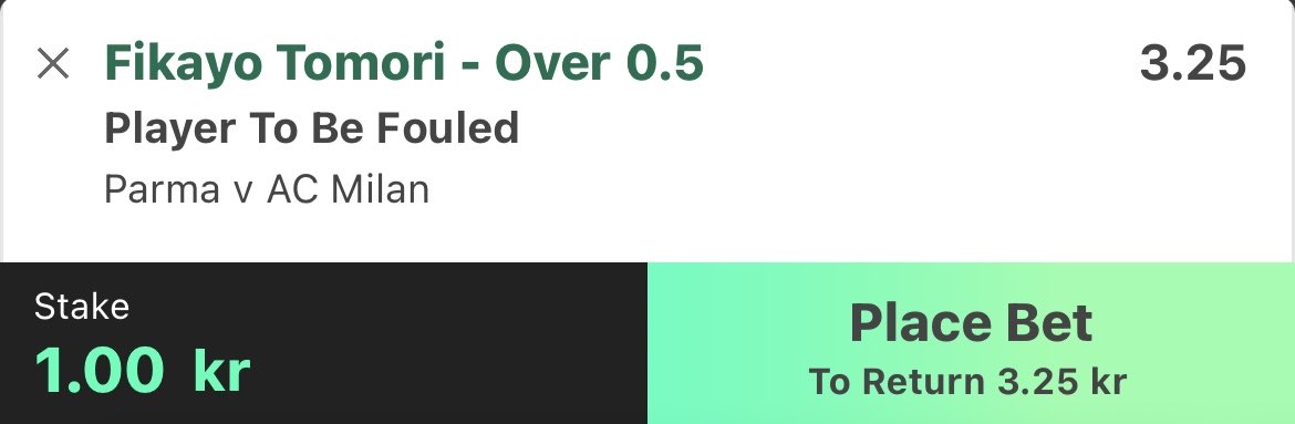 PropsDrops's tweet image. 🇮🇹 Parma - Milan
🏆 Serie A