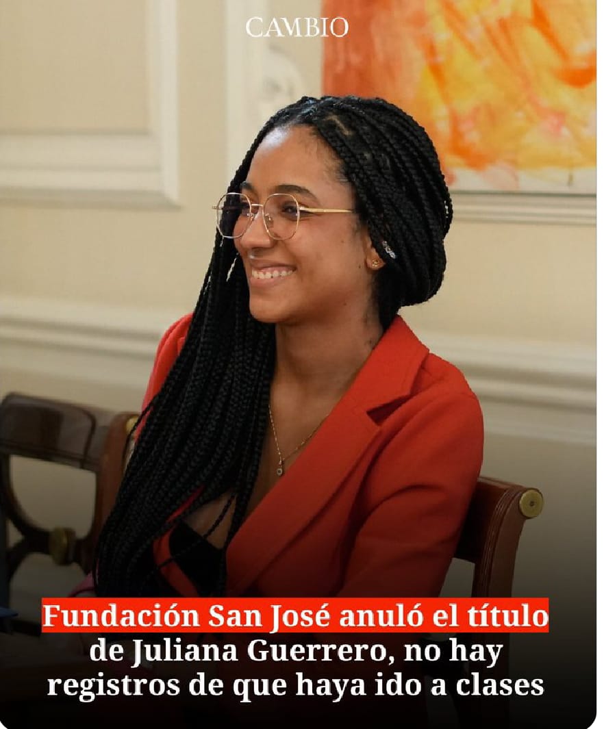 patrulleroefra's tweet image. Se REEE Confirmó que JULIANA GUERRERO es todo un fraude y que nunca estudió.

Se imaginan cuántos otros amigos y "amiguitas" del Gobierno del Cambio si habrán logrado "GRADUARSE" en esta institución???