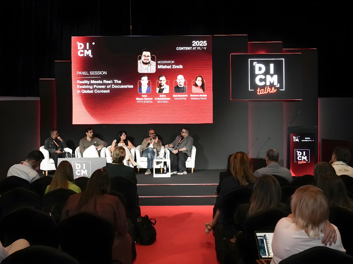 سعيد بمشاركتي في جلسة DICM 2025  في دبي حول تطوّر السرد الوثائقي وتأثيره في صناعة المحتوى.
حوار ثري مع نخبة من صُنّاع الإعلام، وفرصة جميلة للحديث عن الحراك الإبداعي السعودي على منصة دولية.

شكرًا للمنظمين والزملاء في الجلسة الحوارية.
<a href="/DICM_AE/">Dubai International Content Market</a>