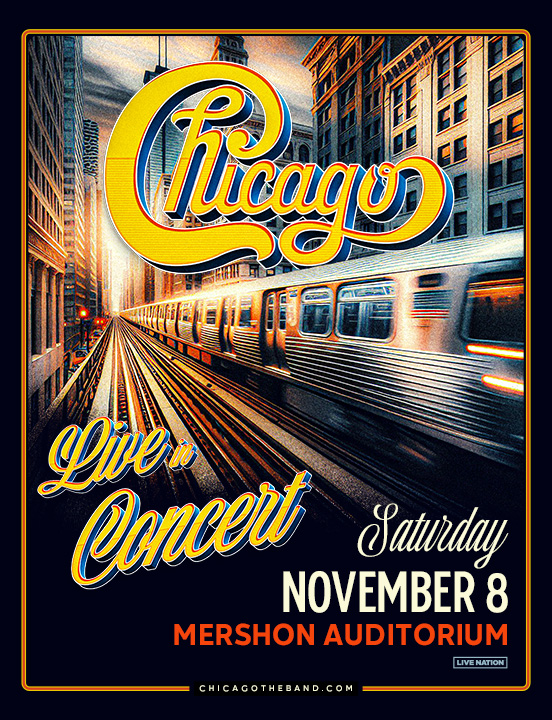 TONIGHT! <a href="/chicagotheband/">Chicago, the band</a> is LIVE at <a href="/MershonAud/">Mershon Auditorium</a>! Get tickets and all the info to know before you go: mershonauditorium.com/events/detail/…