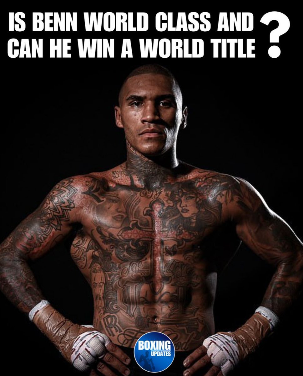 Boxing_Updates1's tweet image. Is Benn a world class operator❓️
Do you think he can win a world title❓️

#Boxingupdates #Boxing #boxingnews #boxinglife #Britishboxing #ConorBenn #EubankBenn #Thedestroyer