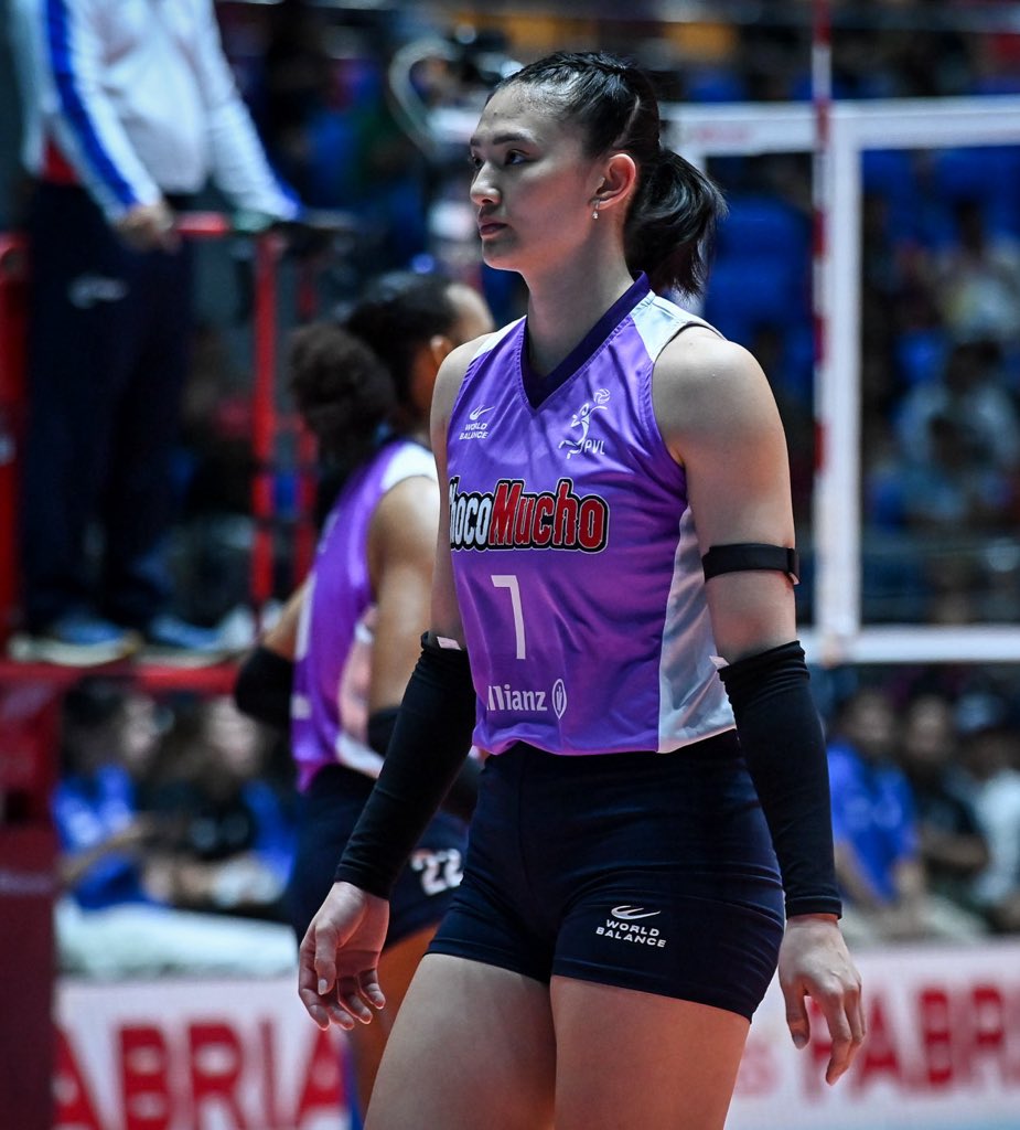 tj_canino's tweet photo. tonight may have ended in defeat, but maddie madayag was outstanding as always. 🫡

10 blocks in a single match! 👏 https://t.co/o9iOls4gkW
