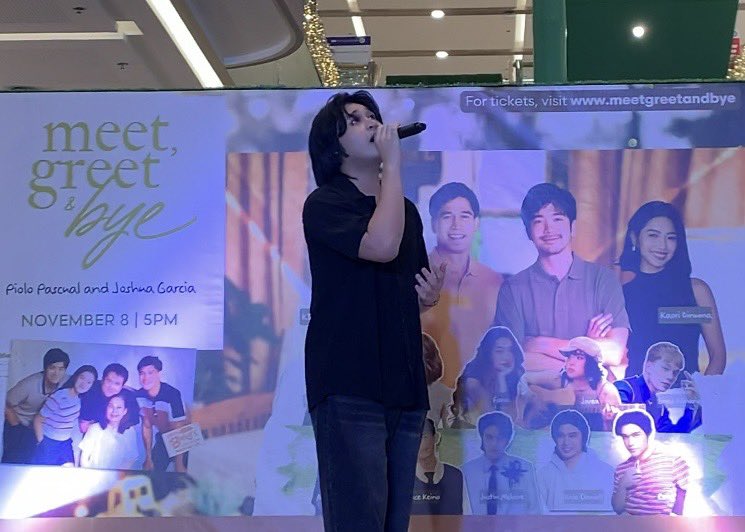 StarCinema's tweet photo. Caloocan, you brought the love! 💙🎬✨

Big thanks to our incredible performers Arkin Lagman, Kyle Daniell, Chie, Bryan Chong, Justin McLarie, Prince Keino, Annrain, Fana, Jarea, and Enzo Almario, for making it a day to remember! 🩵

🌍 Catch Meet, Greet & Bye in cinemas worldwide beginning in the Philippines on November 12, 2025 ✨

Get your tickets in advance:
🔗 https://t.co/4wgiSddQxs

#MeetGreetAndBye