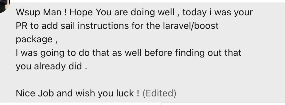 every time I see a message like this, I just want to ship more. pure motivation. 💪