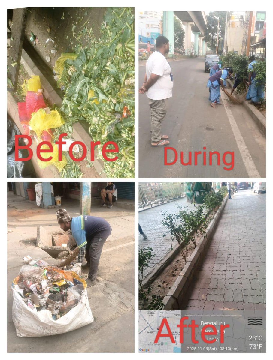 comm_blr_south's tweet image. Intensive cleaning works carried out in Jayanagar constituency by the Pourakarmikas.

#Siddaramaiah #DKShivakumar #gbachiefcommissioner #GreaterBengaluruAuthority #INTENSIVECLEANING #Jayanagar