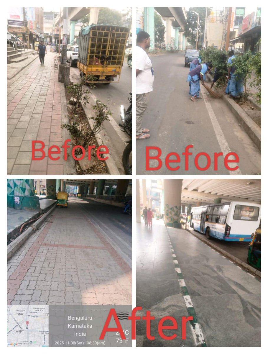 comm_blr_south's tweet image. Intensive cleaning works carried out in Jayanagar constituency by the Pourakarmikas.

#Siddaramaiah #DKShivakumar #gbachiefcommissioner #GreaterBengaluruAuthority #INTENSIVECLEANING #Jayanagar