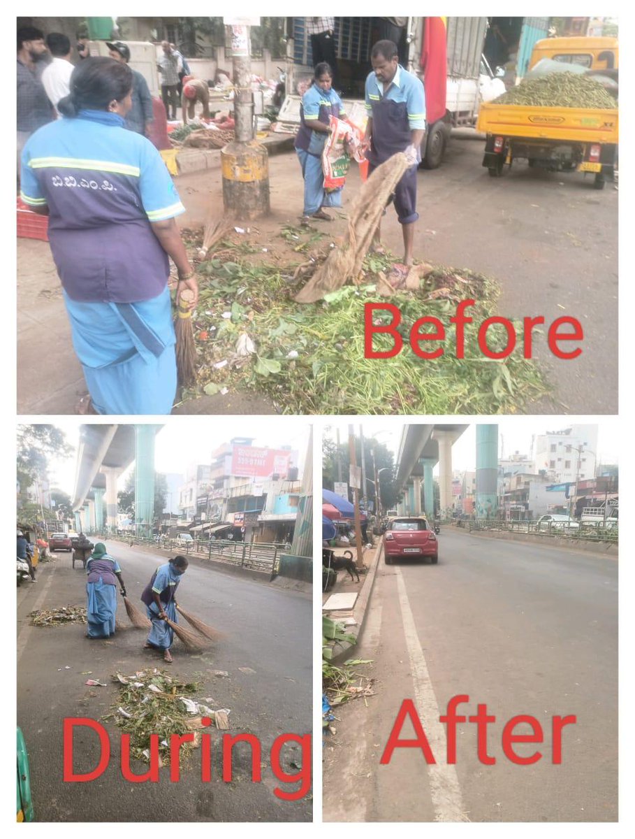 comm_blr_south's tweet image. Intensive cleaning works carried out in Jayanagar constituency by the Pourakarmikas.

#Siddaramaiah #DKShivakumar #gbachiefcommissioner #GreaterBengaluruAuthority #INTENSIVECLEANING #Jayanagar