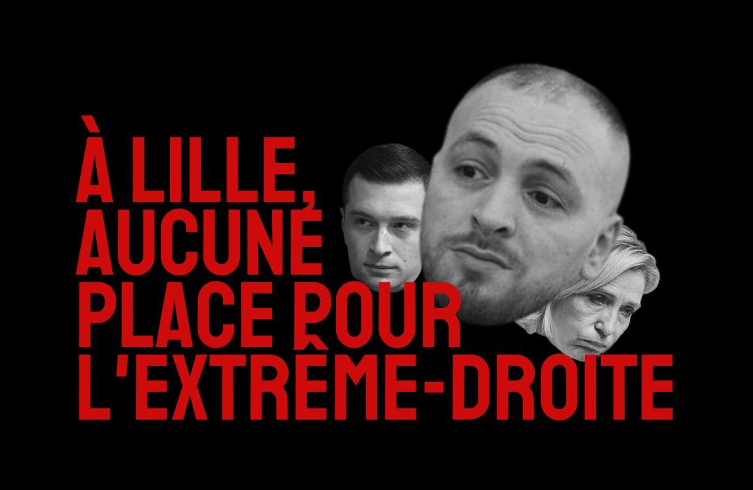 Matthieu Valet à Lille ? Quelle plaisanterie.

L’extrême-droite débarque sans complexe mais notre ville n’est pas à vendre, elle continuera de fermer ses portes à la haine.

Les Lillois et les Lilloises méritent mieux qu’un coup de com’ bidon du Rassemblement National.