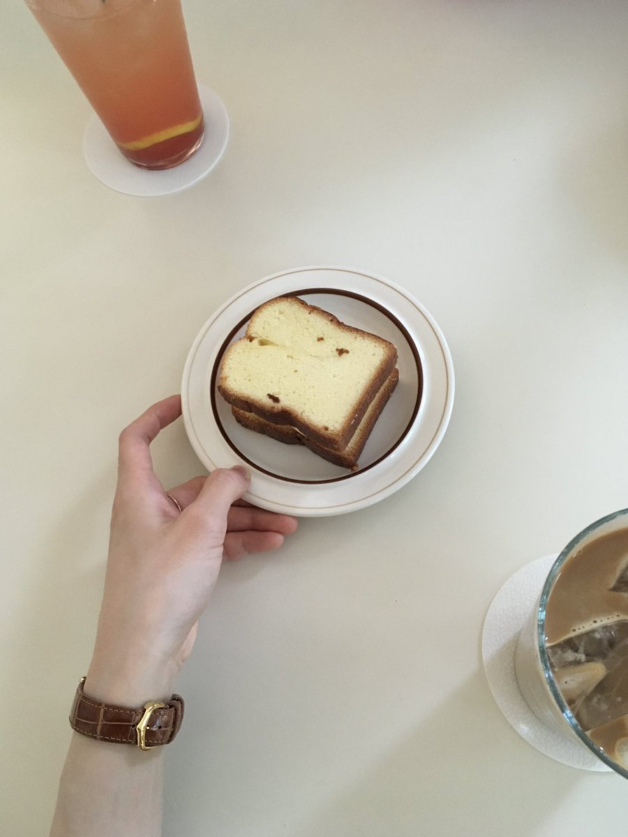 fromxummer's tweet image. 파운드 케이크가 꼭 토스트 같았다 진짜 귀여워