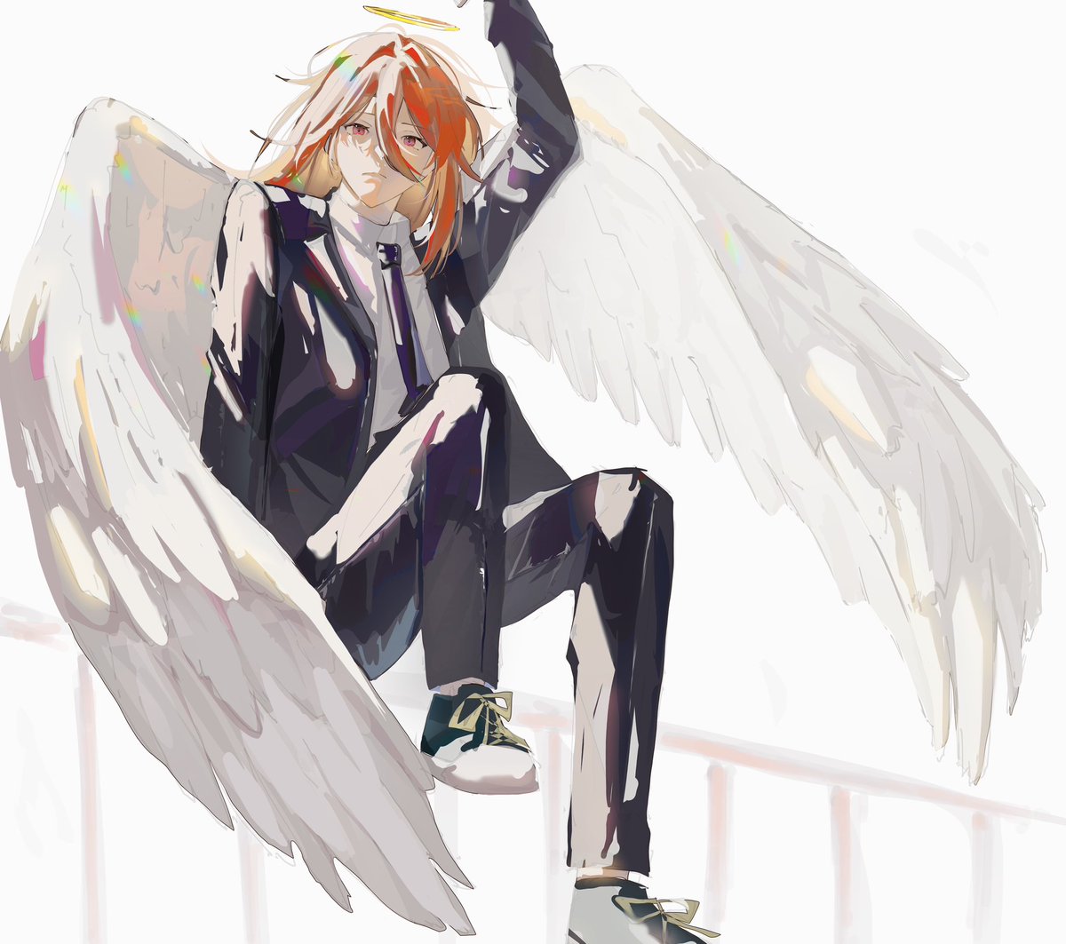 sorakiri_'s tweet photo. 天使惡魔🪽

#チェンソーマン #chainsawman #天使の悪魔 #イラスト https://t.co/6dWANK2pwe