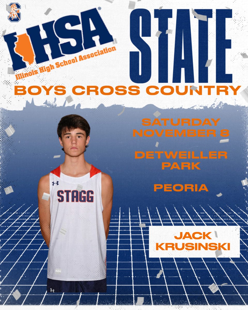 Wishing Jack the BEST as he competes today at IHSA State Cross Country down in Peoria!  GO JACK GO! #chargerpride