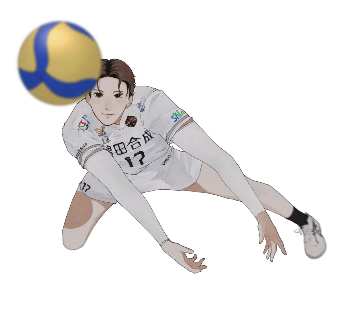 ei17_09's tweet photo. #男子バレ絵部
 #市川健太 選手 https://t.co/tcp2HjKZr3