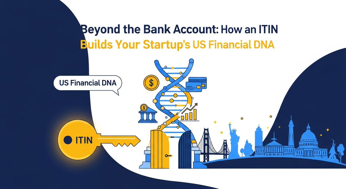 Clevver_io's tweet image. **Beyond the Bank Account: How an ITIN Builds Your Startup&apos;s US Financial DNA**
- Fresh off the press! Dive into our latest blog post. 📰

Read the full post and let us know what you think: clevver.io/blog/for_start…

#FormationService #Clevver #BlogUpdate