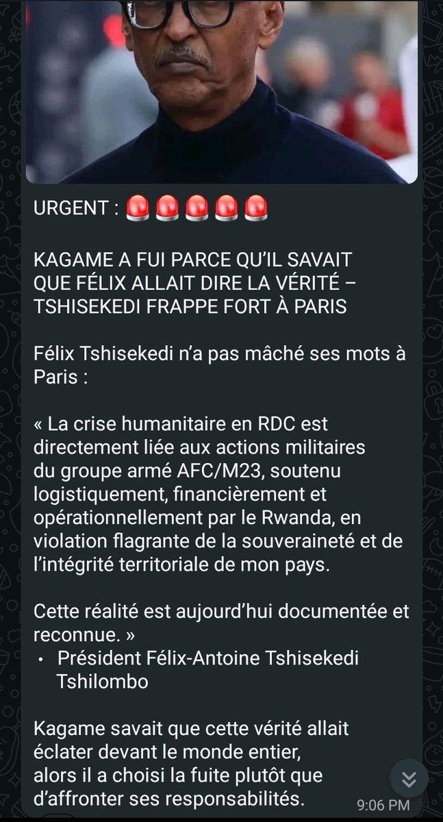 nzezam's tweet photo. @wembi_steve Ru penses faire du syllogisme face aux massacres du Rwanda en RDC ? Vous pouvez ne pas l'accepter mais vos consciences hantées. C'est ridicule https://t.co/ExRVIFXul6