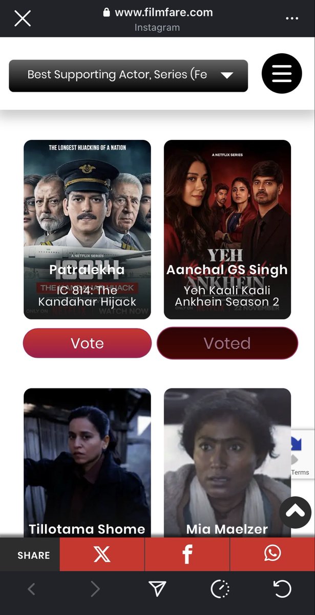 Greenenthu1's tweet image. I voted @iam_anchalsingh  😊😊