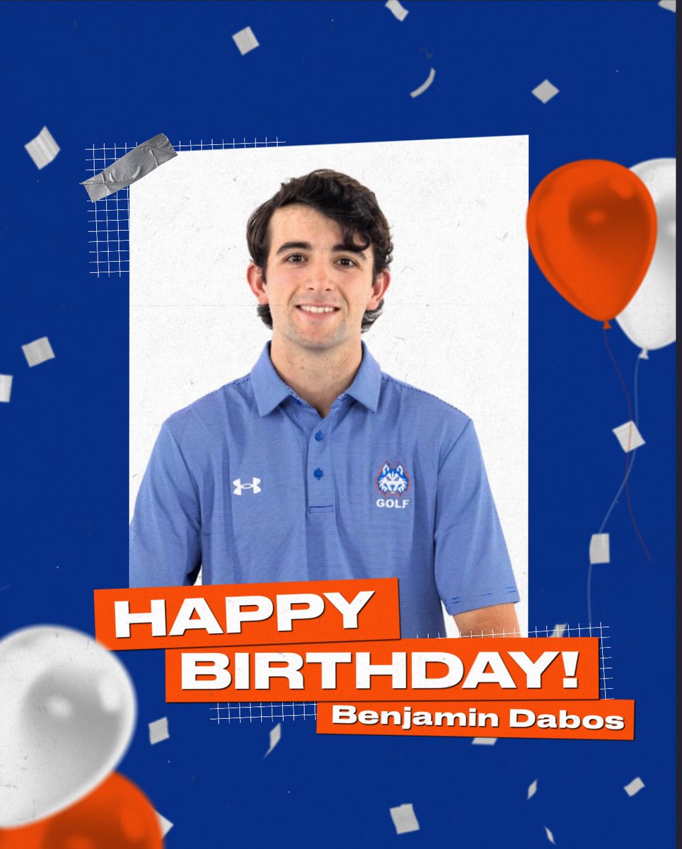 HCUGolf's tweet image. Huskies wishing Benjamin Dabos a Happy Birthday, Dawgs Up! 🎉