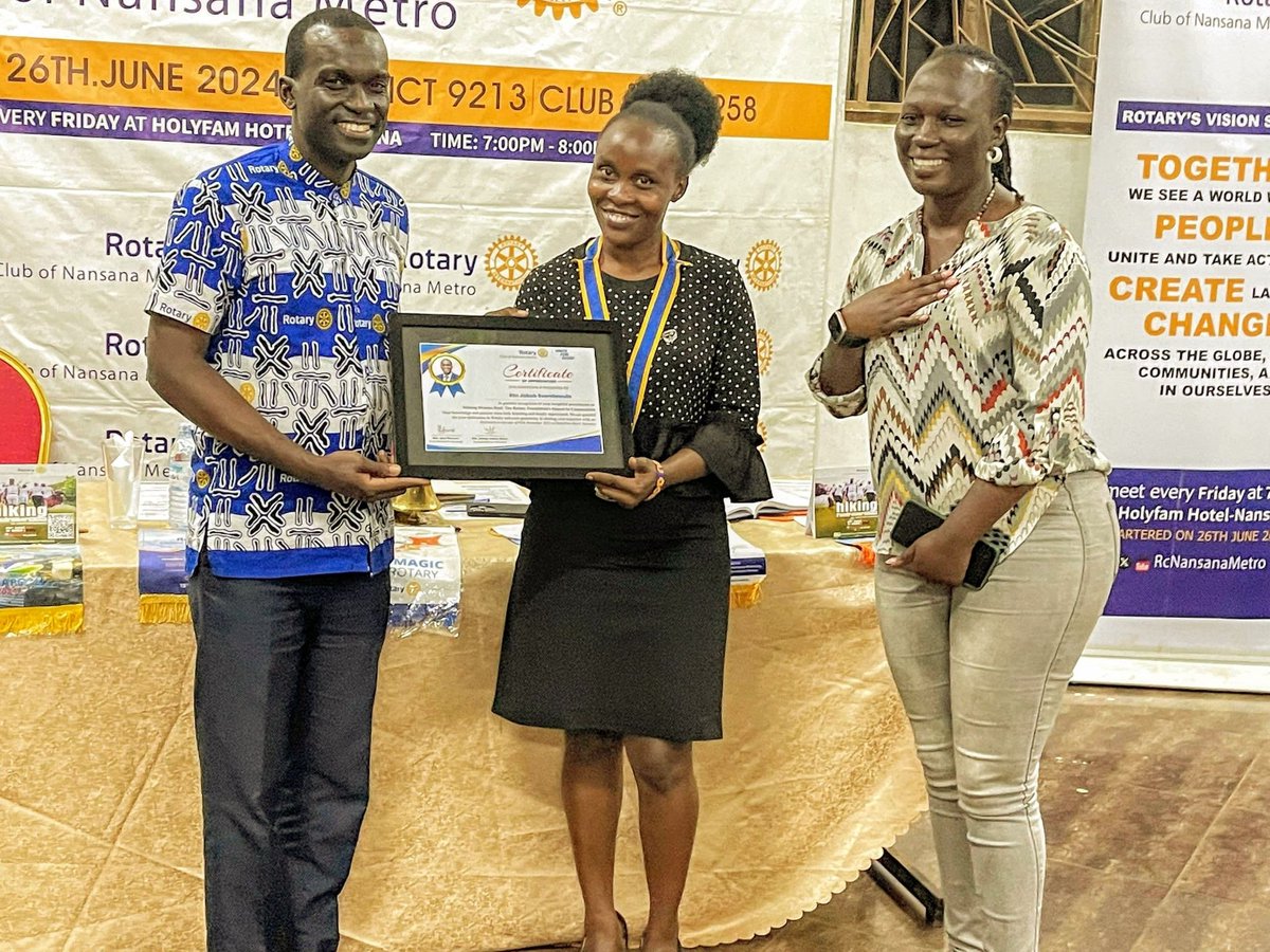 Rotary Club of Nansana Metro - D9213 tweet media