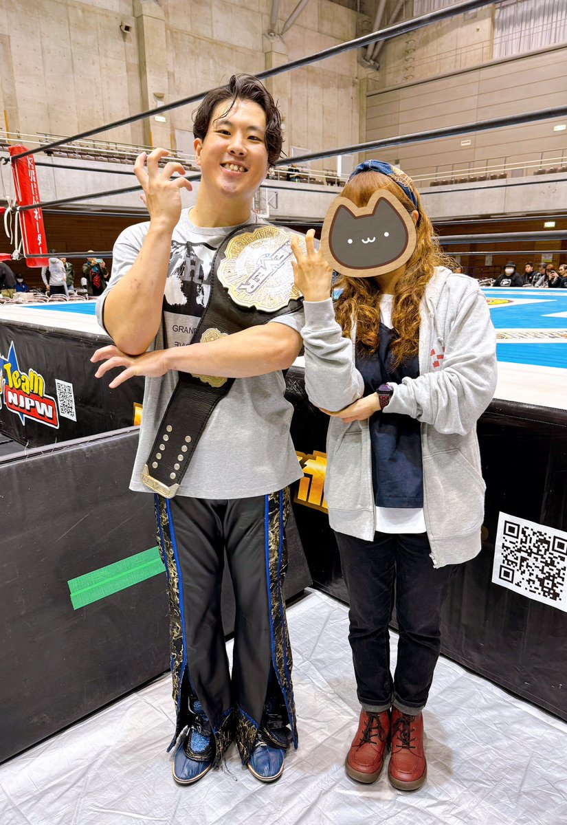 meguri16's tweet photo. 10/26 魚沼市堀之内体育館
新日本プロレス 
Super Jr. Tag League
魚沼市中央公民館
新日本プロレス魚沼大会交流会
10/29サン・ビレッジしばた
新日本プロレス 
Super Jr. Tag Leagueでした✨
試合も交流会も楽しかった〜🎶😍 https://t.co/4fBIScL1Nt