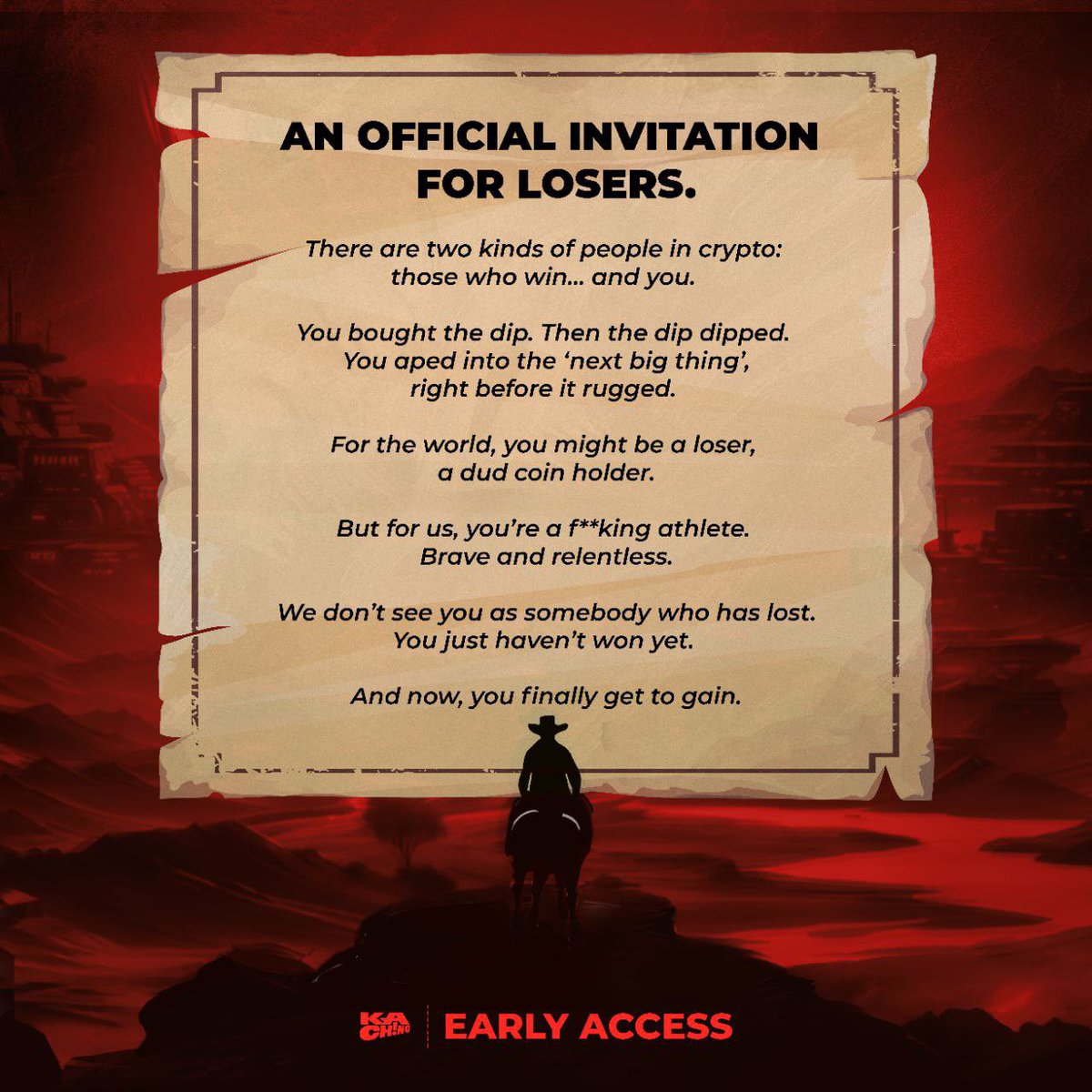 The one you’ve been waiting for! 

Kaching! Early Access. 10th November.